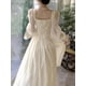thumbnail image 5 of Elegante vestido de fiesta de princesa para mujer, cintura alta, corte en A, con cordones, otoño primavera, francés, vintage, vestido de fiesta, vestidos de una pieza para mujer, nuevo, 5 of 5
