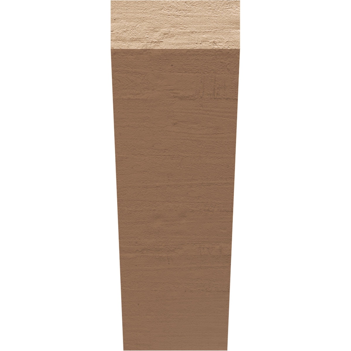 10"W x 20"D x 30"H Classic Concord Rough Cedar Woodgrain TimberThane Corbel, Primed Tan