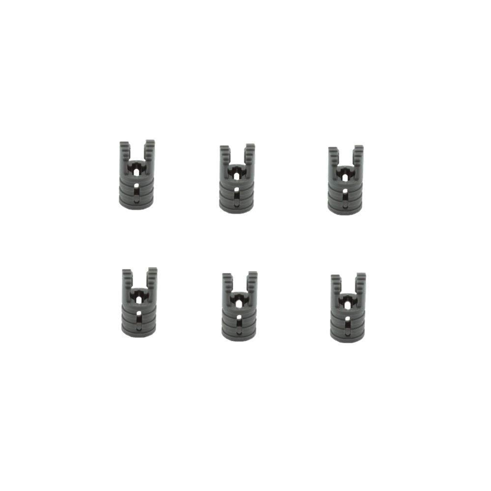 Interlocking Brick Parts Lego Hinge Cylinder 1 X 2 Locking With 2 Fingers And Axle Hole On Ends Servicepack 6 Dbgray Walmart Com Walmart Com