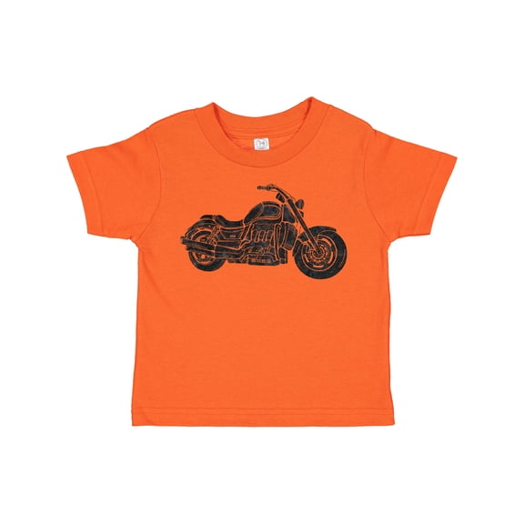 Inktastic Distressed Motorcycle Boys or Girls Toddler T-Shirt