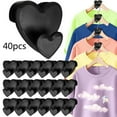 thumbnail image 1 of Clothes Hanger Connector Hooks Home Tool Space Hanger Hook 40PC Space Heart Shape Hanger Hook Clear String for Handbag Display Stand Extra Large S Hooks for Ladders Bedroom Organization Ceiling Tile, 1 of 3