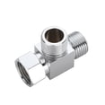 thumbnail image 1 of Desviador De Válvula De Tres Vías, Adaptador En T G1/2 Pulgadas Para Grifo De Baño, Grifo De Agua, Brazo De Ducha Montado Guardurnaity HA025023-02, 1 of 7