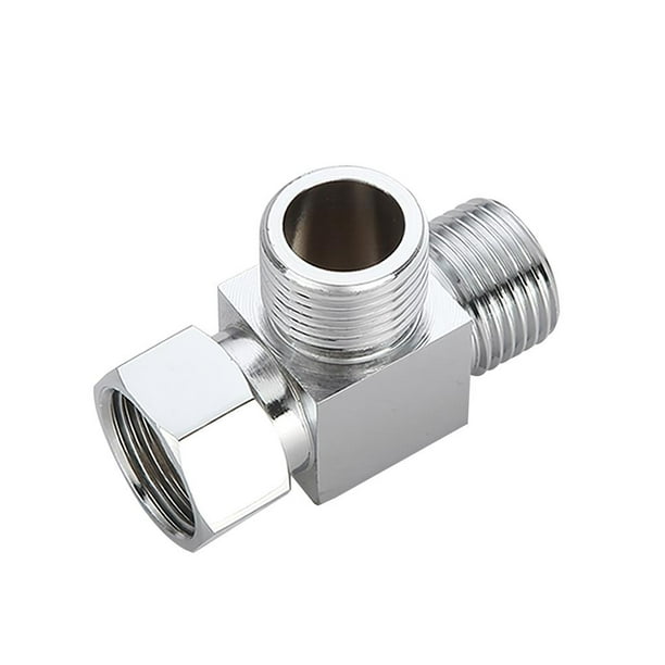 Desviador De Válvula De Tres Vías, Adaptador En T G1/2 Pulgadas Para Grifo De Baño, Grifo De Agua, Brazo De Ducha Montado Advancent HA025023-02