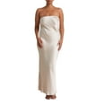 thumbnail image 1 of Faithtur Nouvelle Mode Femmes Robe Sans Manches Robe Sans Bretelles Couleur Unie Élégante une Pièce, Robe de Banquet de Mariage Cocktail Party, 1 of 5