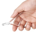 thumbnail image 4 of Portable Stainless Steel Nail Art Cuticle Nipper Cutter Clipper Manicure Pedicure Tools Nail Scissors black, 4 of 5