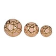thumbnail image 6 of Sagebrook Home Gold Accented Abstract Modern Decorative Orbs Set of 3, 6 of 7