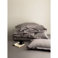 thumbnail image 5 of Nvzi Juego de sábanas, juego de sábanas y fundas de almohada, juego de cama individual, ropa de cama de hotel, decoración del hogar (gris), 5 of 5