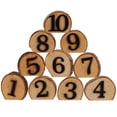 thumbnail image 1 of 1 Ensemble de Plaque de Numéro de Table de Mariage en Bois Panneau de Numéro d'Invité Panneaux de Mariage en Bois, 1 of 5