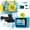 Blue, variant on GKTZ Waterproof Kids Camera Underwater 180° Rotatable Digital Toys Camera 20MP Unisex Gift