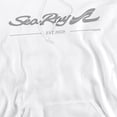 thumbnail image 2 of Sea Ray Est 1959 White Adult Pull-Over Hoodie, White, 2X-Large, 2 of 4