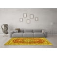 thumbnail image 3 of Ahgly Company Indoor Rectangle Persian Yellow Traditional Area Rugs, 6' x 9', 3 of 4
