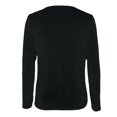 thumbnail image 4 of IMENGL Long Sleeve Shirts for Women Casual Velvet Cowl Neck Pleated Elegant Fall Ruched Blouse Soft T-Shirt Women's Basic Tee Long Sleeve Tops,Black, 4 of 7