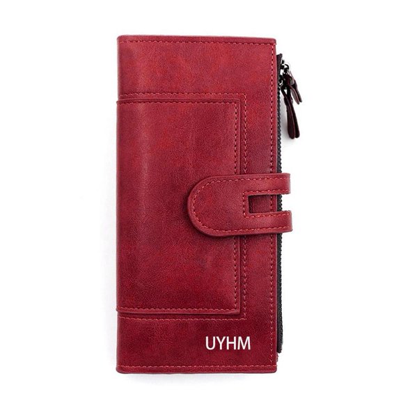 PU Leather Wallet for Women - Multifunctional Card Holder with RFID Blocking, Large Capacity, Eco-Friendly Design, Secure & Practical for Everyday Use