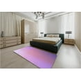 thumbnail image 5 of Ahgly Company Machine Washable Indoor Square Transitional Violet Purple Area Rugs, 6' Square, 5 of 7