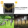 thumbnail image 4 of Billuyoard Foco Solar de BSV-SL302, foco LED para paisaje con batería, ángulo ajustable, luz blanca impermeable para exteriores, para césped y jardín Iluminación y accesorios Billuyoard HA015263-00, 4 of 6