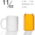 thumbnail image 2 of Sublimation Mugs, Sublimation White Coffee Mugs Tazas Para Sublimacion Blank 11 OZ With Box for for Coffee, Soup, Tea, Milk, Latte, Hot Cocoa Set of 12, 2 of 5
