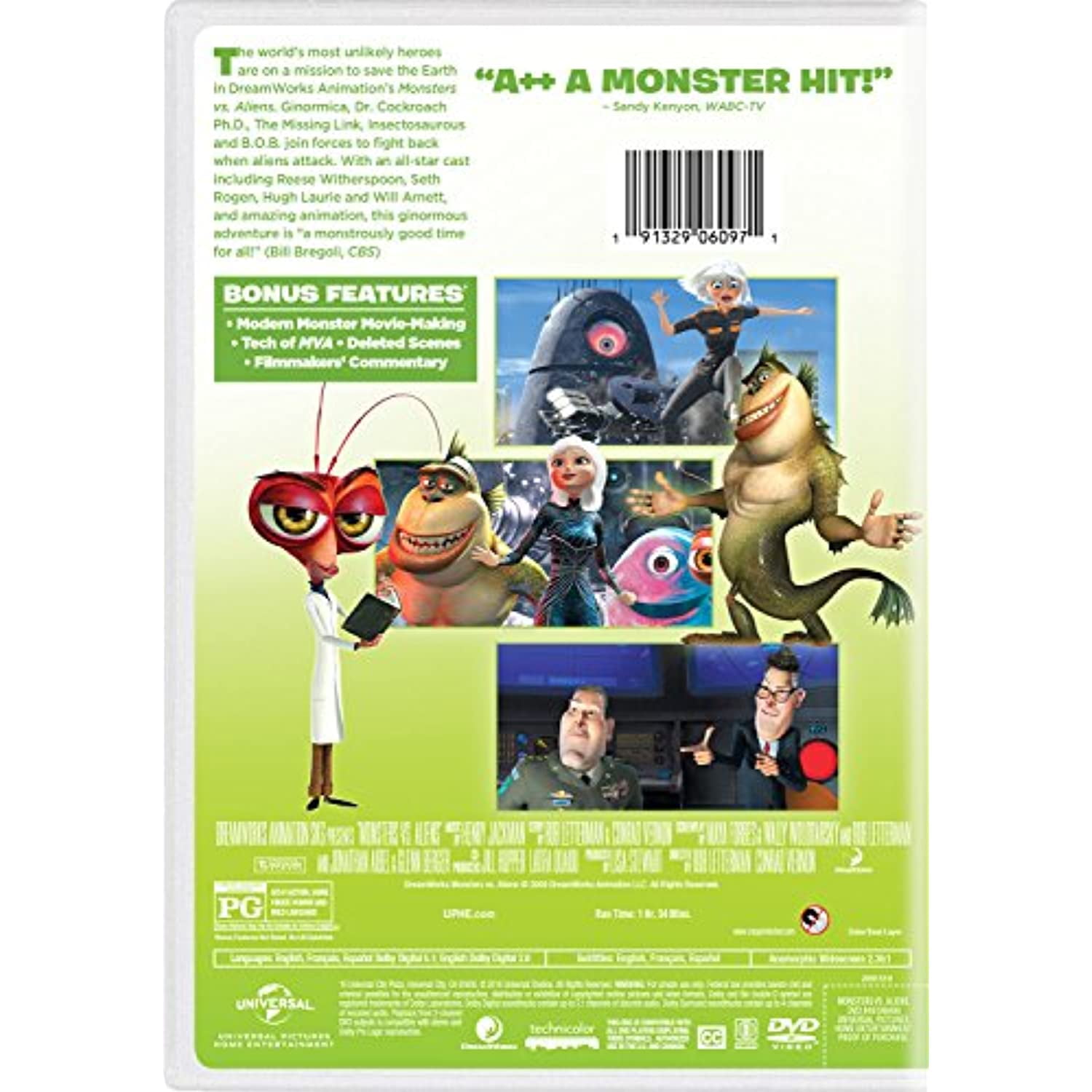 Monsters vs. Aliens (Regular Format) (Standard Edition) [2009] - Walmart.com
