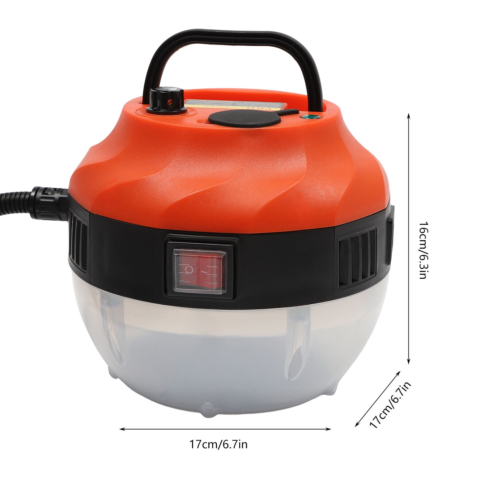 Miumaeov 6-Gear Steam Cleaner High Pressure Steam Cleaner Handheld Steam Machine Home Car 110V