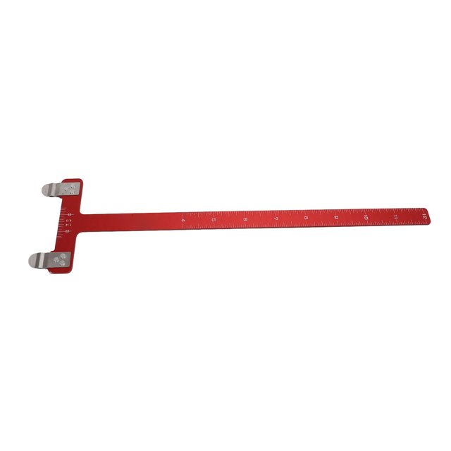 T Shape Bow Square Ruler, Stainless Steel T Square Ruler Bowstring Measurement Tool, Archery Bow Square Bow Turning Kit for Recurve Bow and Compound Bow Accessories