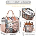 thumbnail image 5 of Pioneer Flower Floral Print Pattern Womens Lunch Box for Work,Insulated Large Lunch Bag for Tween and Teen,Loncheras Para Mujer,Leakproof Adult Lunch Bag for Work,Beach,Travel,Picnic,Camping, 5 of 7