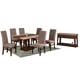 thumbnail image 1 of Comedor Kessa Muebles 6 Sillas Laurie Café, 1 of 2