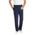 thumbnail image 2 of hajo pantalones de spa para hombres - pantalones de jogging, homewear, stay fresh, mezcla de algodón elástico, uni Azul 2XL (XX-Large), 2 of 3