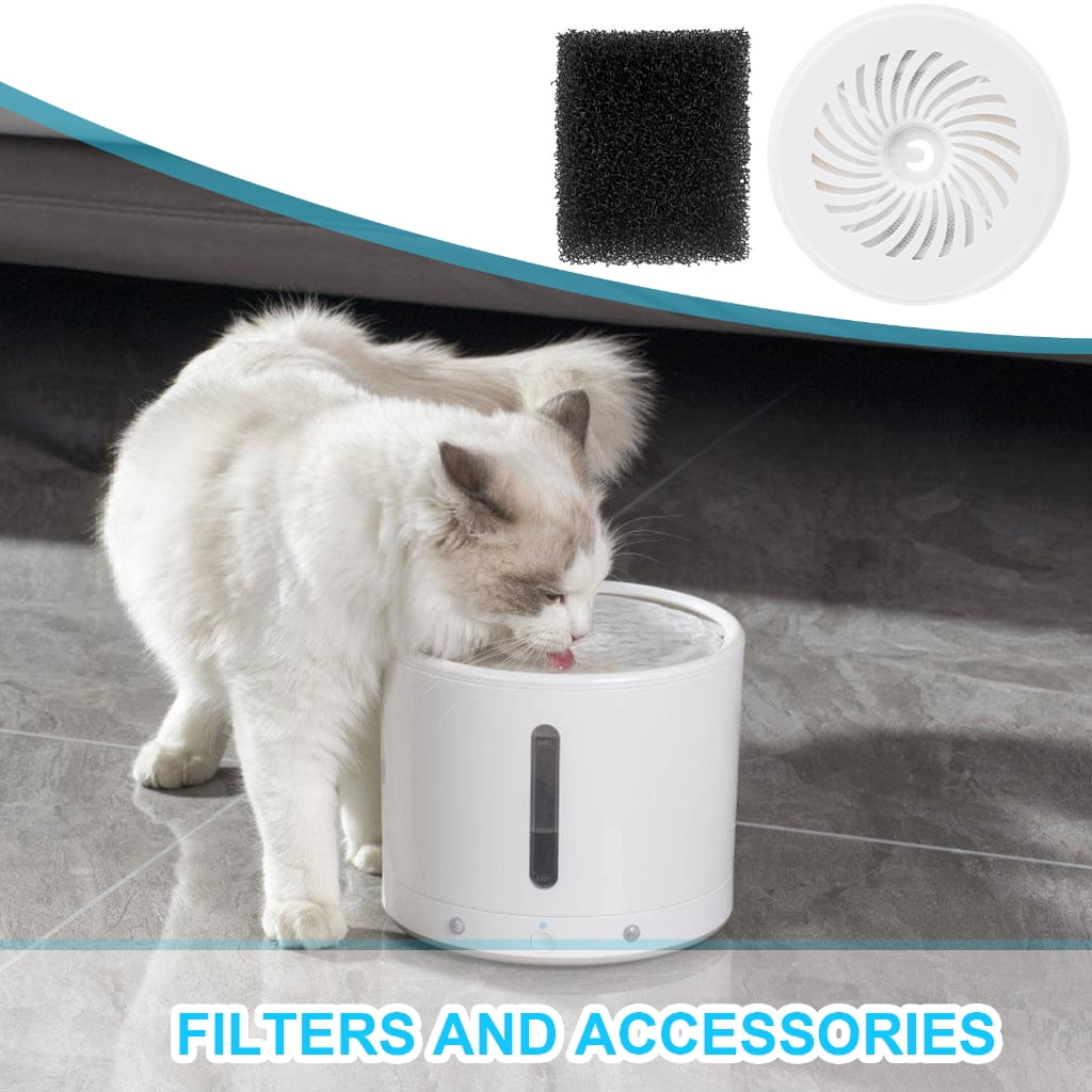 Pet Fountain Filter/Foam for Dog Cats Water Dispenser Replacement Filter Foam Water Filtrations Systems Sponge Foam Set