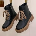thumbnail image 2 of Black Women S Thermal Boots With Plush Inner Lining And Round Toe For Unbeatable Comfort In Winter Weather And Social Events, 2 of 4