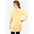 thumbnail image 2 of Woman Within Plus Size Perfect Three-Quarter-Sleeve Scoopneck Tunic, 2 of 6