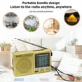 thumbnail image 4 of KK9 Radio Météo SW AM FM Radio Portable à Piles Radio la Plus Durable pour Urgence Ouragan Course Marche Maison, 4 of 9