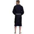 thumbnail image 2 of Men's Soft Plush Fleece Classic or Hooded Robe with Front Pockets, 2 of 7