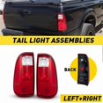 thumbnail image 4 of 1Pair Rear Bumper Tail Light BC3Z13405A BC3Z13404A for F-450 F-550 08-16 Brake Lamp Without Bulb B, 4 of 5