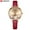 Brown, variant on Curren Luxury Brand Women's Watches With Rhinestone And Flower Dial Quartz Leather Strap Charm Wristwatches For Ladies - Quartz Wristwatches