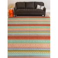 thumbnail image 1 of Amer Rug PET153656 Petra Modern Design Flat-Weave Area Rug - 3 ft. 6 in. x 5 ft. 6 in., 1 of 1