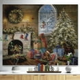 thumbnail image 2 of Design Art - Christmas Eve with presents by fire place, 2 of 5