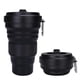 thumbnail image 1 of 550ml Silicone Folding Coffee Cup Car Retractable Water Cup Portable Silicone Kettle Student Kettle black, 1 of 5
