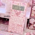 thumbnail image 4 of Pegatina Diy Sanrio My Melody Kuromi Cinnamoroll Calculadora de funciones científicas Calculadora de exámenes de aritmética para estudiantes de la escuela Kawaii, 4 of 5