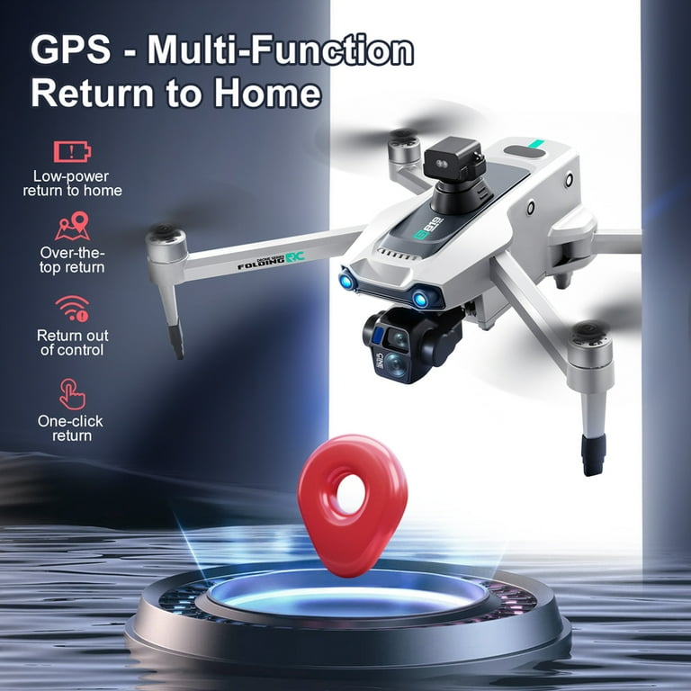 S819 PRO GPS Drone 3-axis Gimbal Professional 8K HD Dual Camera
