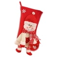 thumbnail image 3 of Medias navideñas Calcetines navideños para chimenea Adornos navideños de granja Portátiles muñeco de nieve de navidad, 3 of 9