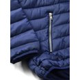 thumbnail image 4 of Ma Croix Mens Lightweight Puffer Jacket Alternative Down Quilted Hiking Parka with Hood, 4 of 8