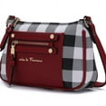 thumbnail image 7 of MKF Collection by Mia K. Elliana Checkered Crossbody Bag, 7 of 7