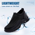 thumbnail image 5 of Larnmern Slips on Steel Toe Shoes for Women Air Cushion Safety Shoes Comfort Work Shoes(size 11), 5 of 9