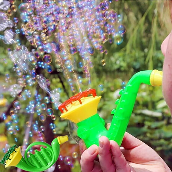 EGNMCR Bubble Machine Water Blowing Toys Bubble Soap Bubble Blower Outdoor Kids Child Toys Bubble Blower Birthday Gifts for Kids