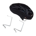 thumbnail image 3 of GUOOL 8-Hook Over Door Hanger Handbag Clothes Coat Hat Organizer Rack Holder Black, 3 of 9