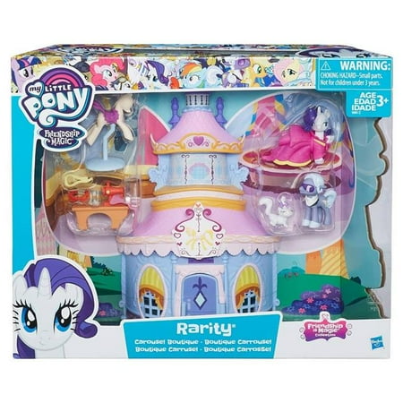 Hasbro HSBB8812 My Little Pony Friendship Magic Collection Rarity Carousel Boutique - Set of 3