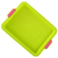 thumbnail image 3 of Silicone Bakeware with Handles Rectangular High Baking Pan Non-stick Baking Sheet Baking Tools for Home Restaurant Dessert Shop, 3 of 8