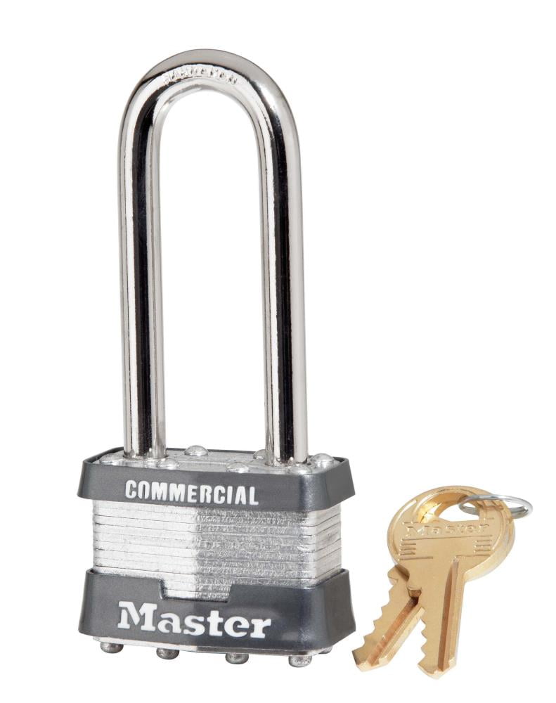Master Lock 1Kalj Master Lock 1-3/4 In. (44Mm) Wide Laminated Steel Pin Tumbler Padlock With 2-1/2 In. (64Mm) Shackle, Keyed Alike