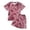 Brick Red, variant on SGMVNU Boys Summer 2 Piece Outfits Tie Dye Casual Shorts Set Short Sleeve T Shirt and Matching Shorts Kids Daily Wear, Size 6-7 Years, Brick Red