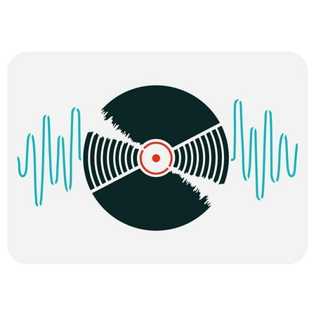 Record Stencil for Painting 8.3x11.7inch Reusable Album Music Recording Painting Template Sound Waves Painting Stencil Music CD Record Stencil for Painting on Wall Wood Furniture