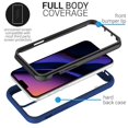 thumbnail image 4 of CoverON Apple iPhone 11 Pro Max Case Heavy Duty Full Body Slim Fit Shockproof Clear Phone Cover - EOS Series, 4 of 8